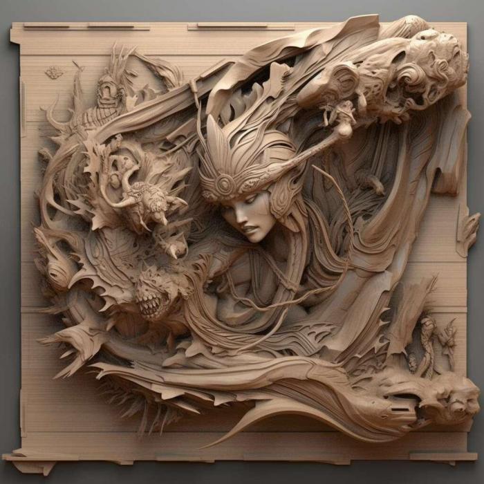 نموذج ثلاثي الأبعاد لآلة CNC 3D Art 